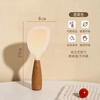 Yusenyi silicone rice spoon food-grade household non-damaging pot rice cooker rice-resistant high-temperature beech wood stand-up rice shovel spoon stand-up rice spoon (food grade silicone) translucent yellow