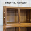 Master Yu old elm solid wood wardrobe flat door new Chinese style log bedroom wardrobe top box cabinet home combination storage cabinet