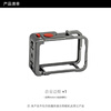 SUREWO body accessories are suitable for DJI DJI Action6/5Pro/4 storage bag 40 meters waterproof shell tempered film lens cover magnetic quick release adapter protective box accessories F11 (Action6 metal rabbit cage)