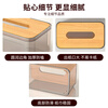 Hundred-character Nordic simple creative tissue box home living room coffee table paper box large capacity transparent napkin storage box
