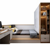 Mag Mag Mag tatami bed whole house customization modern simple lift tatami wardrobe combination prepayment