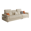 Dudumeijia sofa living room 2026 new fully equipped cotton and linen fabric sofa small apartment chenille simple sofa 118#