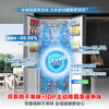 Rongsheng 516 liter double purifier dual system cross-open four-door refrigerator household first-class energy efficiency air-cooled frost-free BCD-516WD1FPA gray 526 cross model national subsidy 20% (grey) new product 516+IDP negative ion sterilization, detoxification and odor + dual system