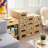 Plain transparent drawer shoe box heightening and thickening pull-out shoe storage box carton simple shoe rack shoe cabinet storage space saving