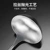 Wang Mazi 304 stainless steel spatula three-piece set household soup spoon colander cooking spatula set anti-scalding wooden handle kitchen utensils 304 stainless steel colander