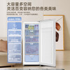 Meiling air-cooled vertical freezer home commercial drawer-type large-capacity refrigeration and freezing computer-controlled temperature variable frequency frost-free air-cooled refrigerator conversion cabinet five-layer large capacity first-class energy efficiency air-cooled frost-free 172L