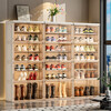 Baicaoyuan foldable shoe cabinet door entry storage cabinet one-piece wall multi-layer home shoe living room entrance cabinet six layers
