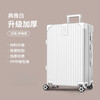 Xiaomi suitcase, same style as men's extra large capacity portable student trolley case, sturdy leather case, women's travel code box, black, retro code lock zipper style, 20 inches