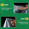 Mandelai plastic film transparent greenhouse plastic cloth waterproof film window windproof warm film seal window windshield artifact thickened dustproof cover cloth protective film mulch film 2*2 meters