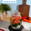 Junmo glass pickle jar home kitchen thickened pickled pickles sauerkraut storage jar jar pickled vegetable sealed jar 4 catties thickened type B