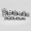 Aluminum alloy single diaphragm coupling double diaphragm elastic high torque coupling encoder motor servo keyway double diaphragm_outer diameter 19 length 26_inner hole 3 to 8