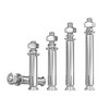 Tianzhuo Hardware National Standard 304/201/316 stainless steel expansion screw bolt lengthened expansion tube nail outer tube M6M8M10 304 M10*150-5 pcs