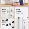 Large-capacity five-wheel shock-absorbing brake suitcase, multifunctional double-enclosed inner net suitcase, boarding-friendly, lightweight and durable, ivory white, double-enclosed + antibacterial lining, 30 inches, 37 open + 5-wheel shock-absorbing brakes + double enclosed net + wet and dry separation