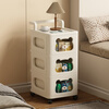 Anya bedside table bedroom 2025 new small bedside table storage rack simple home storage small cabinet 3 layers
