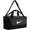 Nike (NIKE) men's and women's sports bags, large-capacity storage compartments, wear-resistant, durable, portable, Cordura material, Gray ONE SIZE