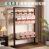Wenner coat rack floor-standing vertical coat rack bedroom living room rubber wood multi-functional coat rack YH0100H