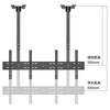 ProPre TV Ceiling Rack TV Wall Mount Rotating Bracket 360 Degree Rotating Rack TV Ceiling Rack Ceiling TV Mounting Rack Double Pole Double Screen TV Mount 40-45 Inch