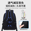 Pull-back schoolbags for junior high school students, women's large capacity, good-looking college students' backpacks, simple, versatile, wear-resistant, lightweight backpacks for men