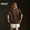 ONLY 2026 Spring Lazy Retro Print Loose Wide T-shirt for Women|126101075