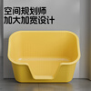 Fat Meow and Wonder cat litter box extra large 63CM open extra large cat toilet anti-splash pet cat litter box cat supplies