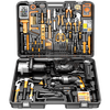 Qiao Bo Laike Max Tool Box Full Set Impact Drill Hand Electric Drill Electric Hand Tool Set Household Hardware Set Electrician Wood Default