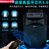 Huabao Square Dance Audio Outdoor Player and Wireless Microphone Home Singing Bluetooth High Volume Trolley Speaker Upgrade Upgrade Bluetooth Heavy Bass Upgrade