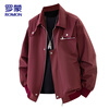 ROMON Zodiac Year Jacket Men's Jacket Men's 2026 Spring New Outdoor American Retro Loose Trendy Workwear Men's Clothing