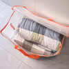 Yusen Yi Auntie's same style oversized translucent clothing and miscellaneous quilt storage bag moving bag thickened special price gray