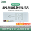 Tanda Taihean emergency evacuation sign lamp 6485N thin metal 6475 wall-mounted safety exit escape indicator light metal material-6485N (safety exit) wall-mounted