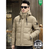 LILANZ Winter 2025 New Down Jacket Men's Short Hooded Warm Jacket White Duck Down Parka Down Jacket Black M 170/88A