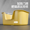 Fat Meow and Wonder cat litter box extra large 63CM open extra large cat toilet anti-splash pet cat litter box cat supplies