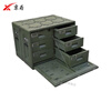 Jingwei six-drawer medicine box plastic box rotational molding box equipment box