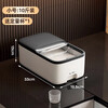 Home Story (KATEI STORY) Japanese food grade special rice bucket insect-proof rice storage box household kitchen flour bucket rice cylinder rice storage box noodle bucket white gray small rice bucket 10 catties