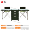 Jingwei command work table rotational molding folding table and chair rotational molding box portable training command folding table and chair box