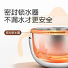 Shixi water-filled thermos bowl, baby food supplement bowl, baby soup bowl, stainless steel constant temperature suction cup bowl, anti-fall kindergarten tableware