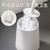 Camellia (CHAHUA) No dead angle splash-proof toilet brush set wall-mounted seat-type toilet brush household cleaning toilet artifact Aites toilet brush seat-type