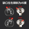 Geer gas stove switch knob natural gas liquefied gas stove desktop stove zinc alloy ignition accessories universal button 45 degree pair (8mm) ignition switch universal adaptation