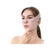 Face slimming bandage lifts and tightens the nasolabial folds on the face. Double chin sleeping face mask lifts and improves the face. H2. Buy one get one free. 2 pieces in total (double lifting + face slimming) nasolabial folds mask. One size fits all.