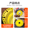 Cutting Iron King saw blade angle grinder cutting disc stainless steel metal alloy cutting iron angle iron diamond grinding wheel cutting disc 100MM*20*10 Cutting Iron King 3 pieces *