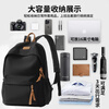 Pull-back schoolbags, men's backpacks, backpacks, women's junior high school and high school college students' good-looking computer bags, fashionable leisure travel bags