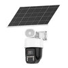 Kangxinwei Solar 4G Lifetime Free Traffic HD Surveillance Camera AOV Low Power Mobile Phone Remote Intercom Alert Seetong APP Skyview Solution Solar 4G Package + Lifetime Free Traffic 128G Memory