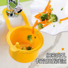Niuxiang hangable sink drain basket household kitchen sink separates food residue filter basket fruit cleaning drain basket separate filter sink drain hanging basket green 2 pieces