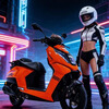 Breaking machine core 150 new product debut fuel scooter ABS smart new fuel-saving commuting orange
