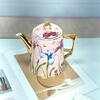 Fantasy English afternoon tea hotel commercial bone china water set coffee pot kettle teapot pink bird large pot 0ml