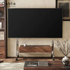 CABTE 32-75 inches stainless steel TV mobile bracket TV cabinet mobile TV cabinet TV bracket living room simple wheeled TV cart
