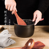 Yusenyi wooden spatula, high temperature resistant bamboo long-handled wooden spatula, does not damage the pot, non-stick wok, stir-fry, frying spatula, wooden spatula, rice spoon