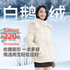 Meili City Xi Mengyao's same style down jacket women's puff waist short style thickened warm goose down jacket women 021