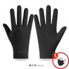 Double-sided German velvet half-finger gloves for women in winter to protect against cold, office students, writing and keeping warm while driving and riding, cycling and touching the screen for women. Double-sided German velvet - flip full finger gray + mask