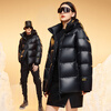 Flying in the snow cold-proof series autumn and winter new down jackets for men and women, hooded warm and cold-resistant casual couple jackets