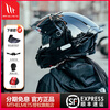 MT HELMETS helmet Spanish MT Thor 4 helmet men's winter large tail motorcycle helmet women's all-season dual-lens full-face helmet flash black (default transparent mirror) XL (recommended 57-58)